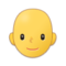 Person- Bald emoji on Samsung